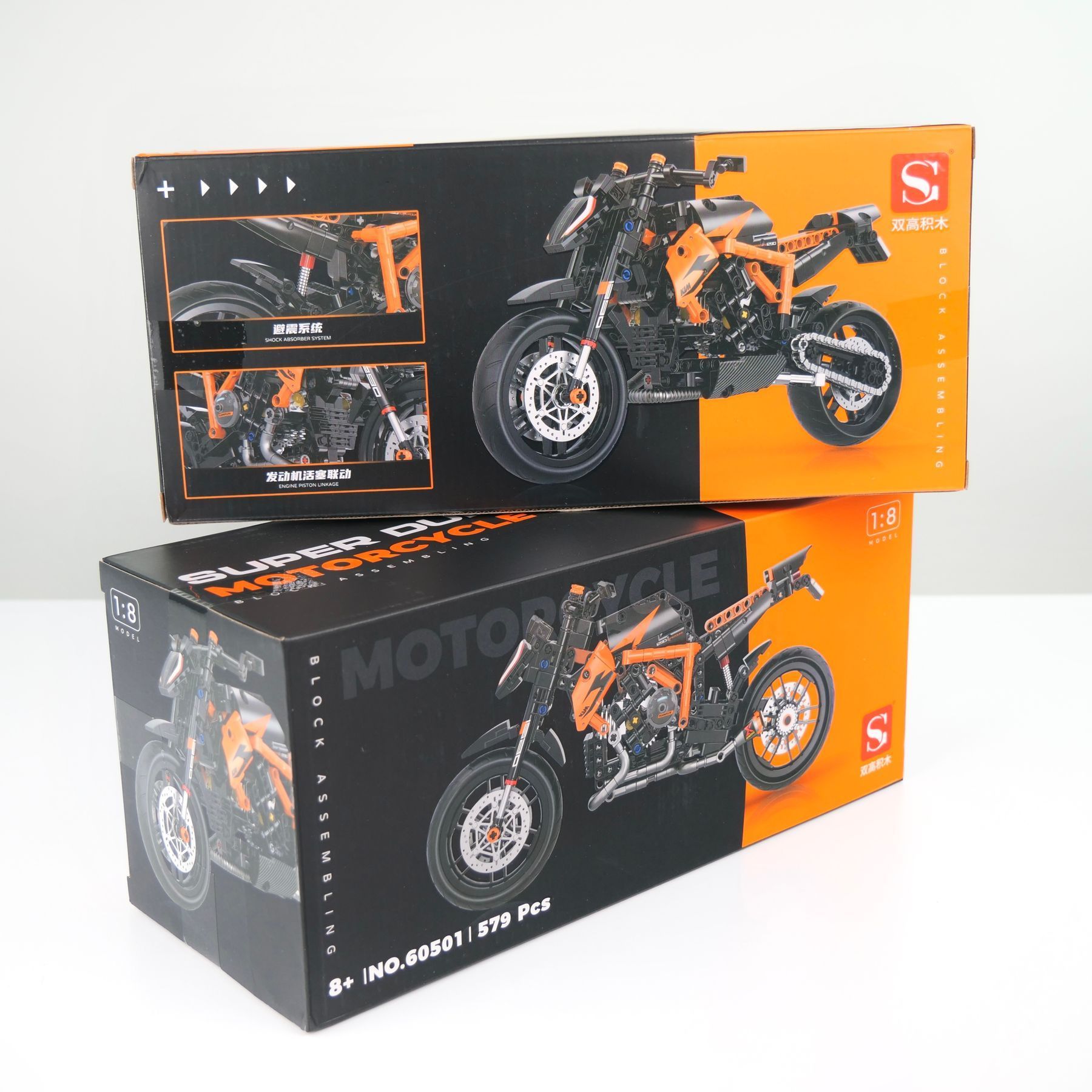 Купить Конструктор техник мотоцикл Super DUKT в масштабе 1:8 04 в