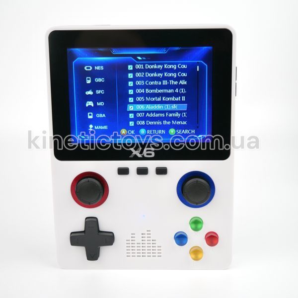 Портативная игровая приставка X6, Retro консоль 32-Bit 055 фото