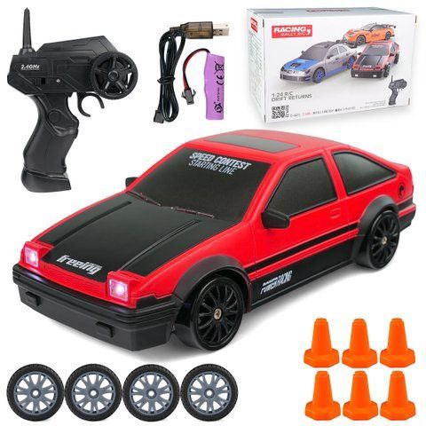 Машинка для дрифта на радиоуправлении Toyota Sprinter 4WD 09 фото