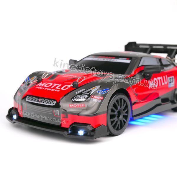 Машинка для дрифту на радіокеруванні Nissan GT-R зі світлом 4WD 059 фото