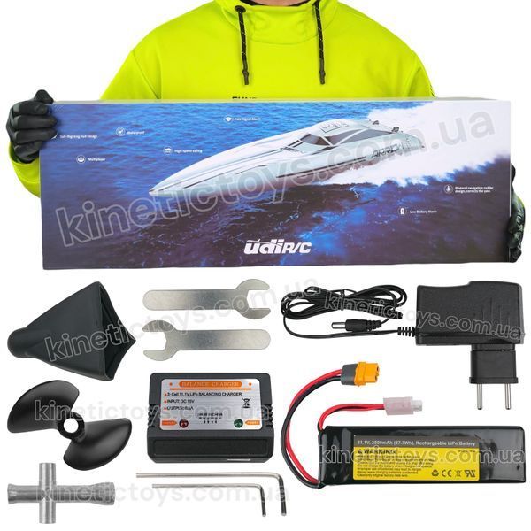 Швидкісний катер на радіокеруванні UDI RC UDI005 ARROW, 3S 64 см Brushless  107 фото
