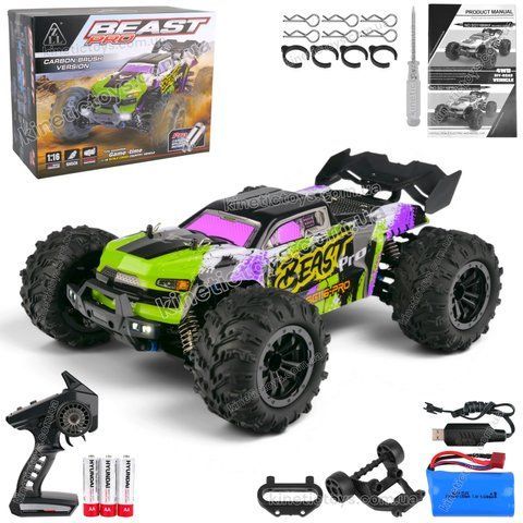 Машинка монстр SG116 PRO BEAST 2S на радіокеруванні 1:16 масштаб 114 фото