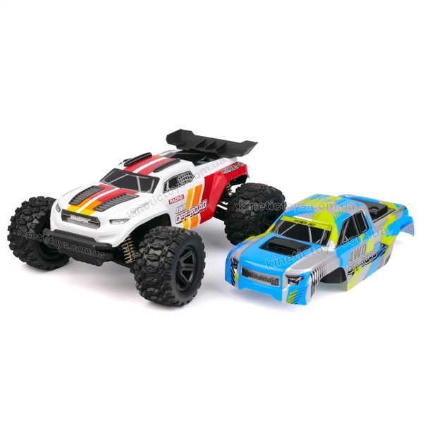 Машинка монстр MJX Hyper Go 18208 на радиоуправлении 1:18 4WD до 45 км/ч, 2 Корпуса и 2 аккумулятора 119 фото