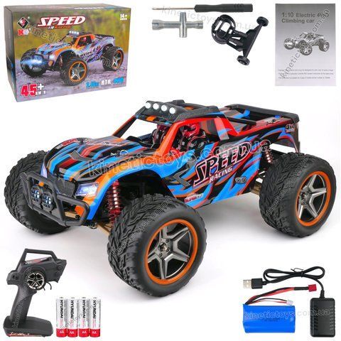 Машинка на радіокеруванні WLToys 104009 4WD 1:10 монстр 056 фото