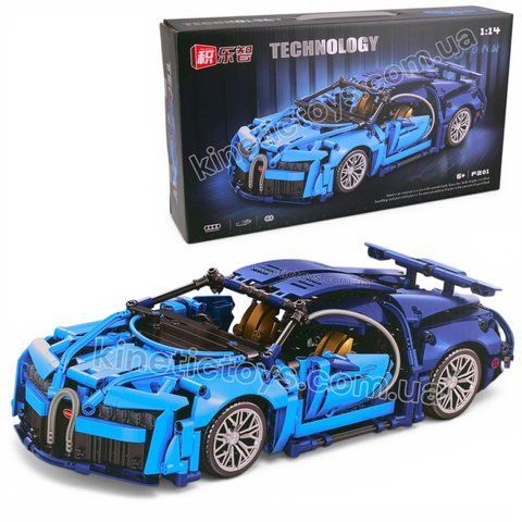 Конструктор техник Bugatti Chiron на 1355 деталей 086 фото