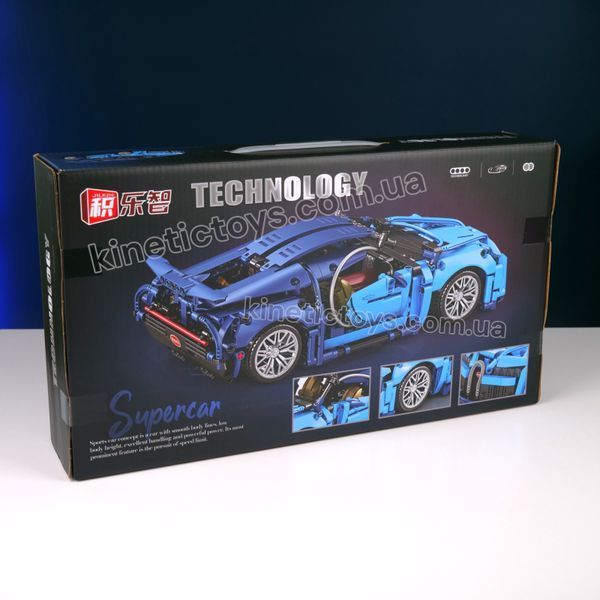 Конструктор техник Bugatti Chiron на 1355 деталей 086 фото