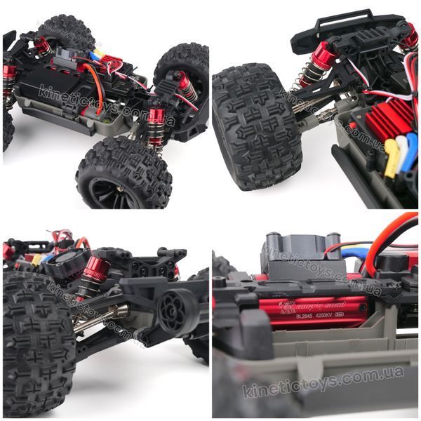 Машинка монстр MJX 16208 Hyper Go 4WD Brushless 2S на радіокеруванні 088 фото